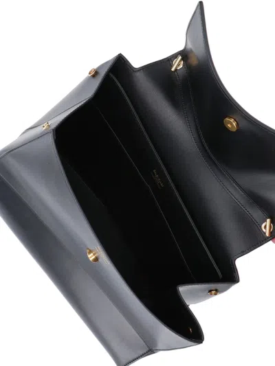 Balenciaga Black Calf Skin Bags In Black