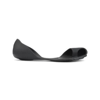 Balenciaga Anatomical Zero Rubber Slippers In Black