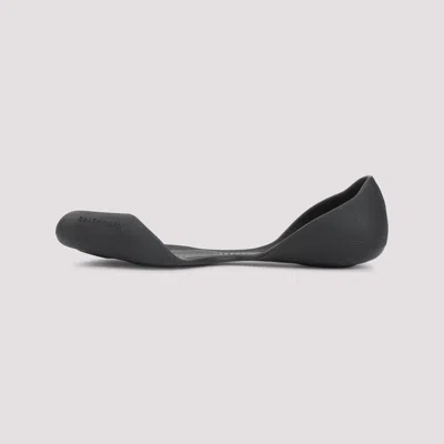 Balenciaga Anatomical Zero Rubber Slippers In Black