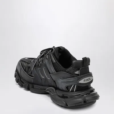 Balenciaga Track Nylon And Mesh Running Sneakers In Black