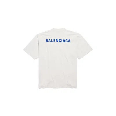 Balenciaga Back T-shirt Medium Fit In White