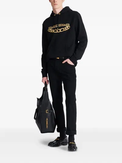 Balmain Regular-fit Denim Jeans In Black