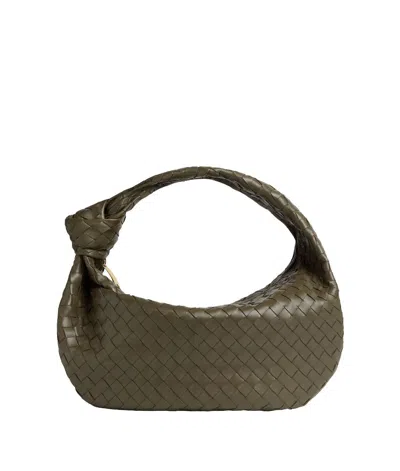 Bottega Veneta Leather Jodie Top-handle Bag In Green