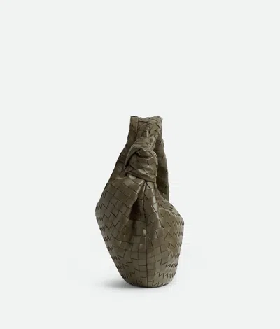 Bottega Veneta Leather Jodie Top-handle Bag In Green