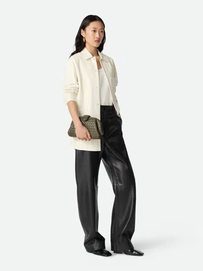 Bottega Veneta Quilted Chain Strap Shoulder Bags In Green