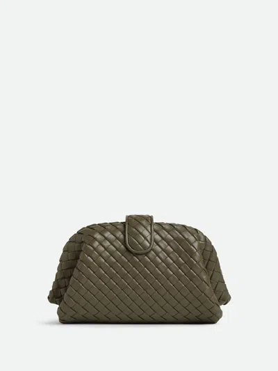 Bottega Veneta Quilted Chain Strap Shoulder Bags In Green