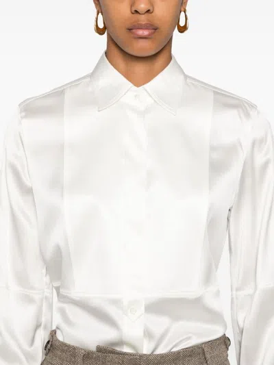 Brunello Cucinelli Shirts Light And Natural In White