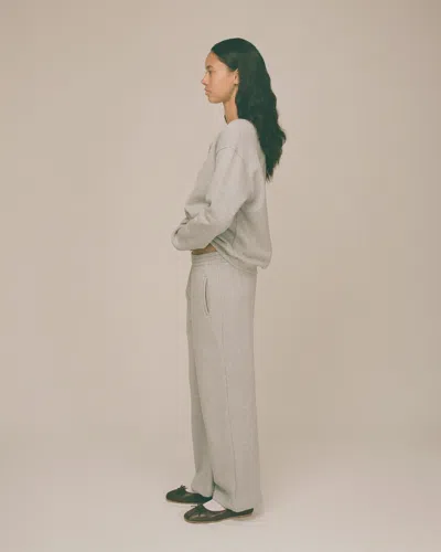 My Mum Made It Frill Fleece Lounge Pants In Gray