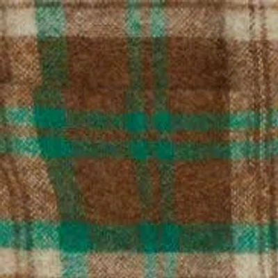 Aspesi Overshirt Fandango Wint In Lana Shetland - Check Verde In Multi