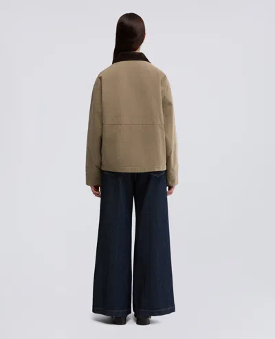 Aspesi Giubbotto In Tela Di Misto Cotone - Tortora In Gray