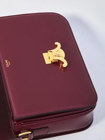 Celine Triomphe Classique Leather Crossbody Bag