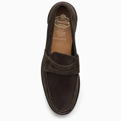 Church's Brown Pembrey Moccasin In Suede In Brown