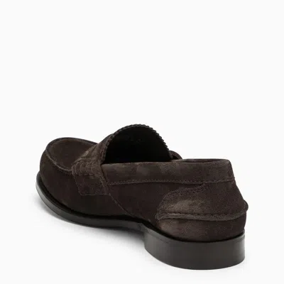 Church's Brown Pembrey Moccasin In Suede In Brown