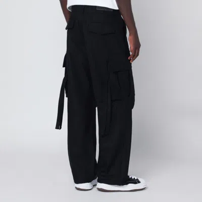 Darkpark Cargo Trousers Featuring Multiple Pockets In Black