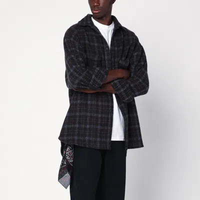 Destin Plaid Wool Shirt Jacket In Multi