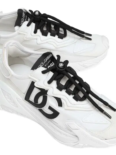 Dolce & Gabbana Sneaker Day Faster Black And White In White