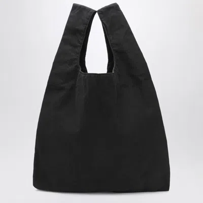 Dsquared2 Black Canvas Tote With Patches Men