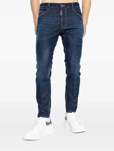 Dsquared2 Dsquared Men Cotton Jeans In Blue