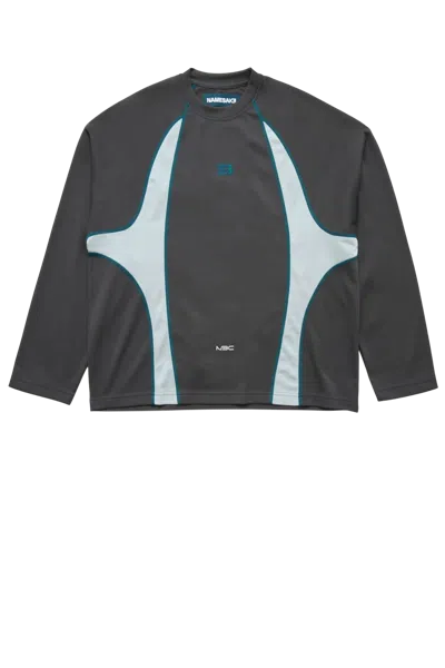 Namesake Watson Warm-up Sweater Deep Forest Grey In Gray