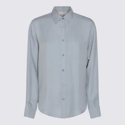 Antonelli Button-down Long-sleeved Shirt In Blue