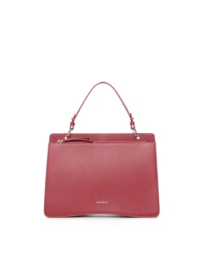 Coccinelle C-me Tote Bag In Red