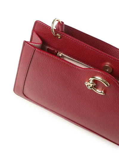 Coccinelle C-me Tote Bag In Red