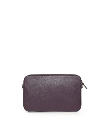 Coccinelle Tebe Small Shoulder Bag In Purple