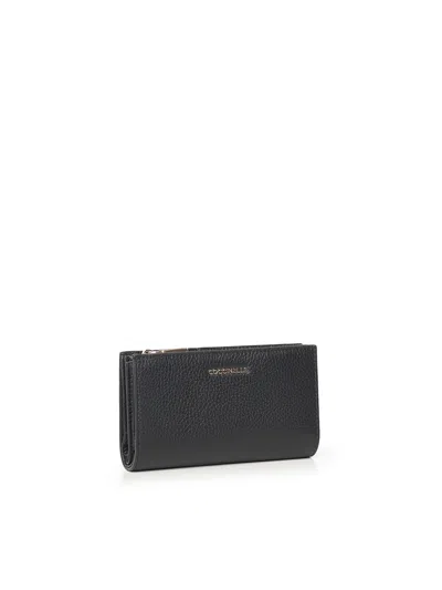 Coccinelle Metallic Soft Wallet In Black