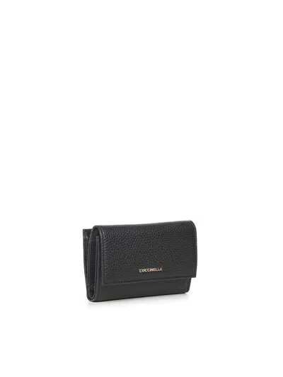Coccinelle Metallic Soft Wallet In Black
