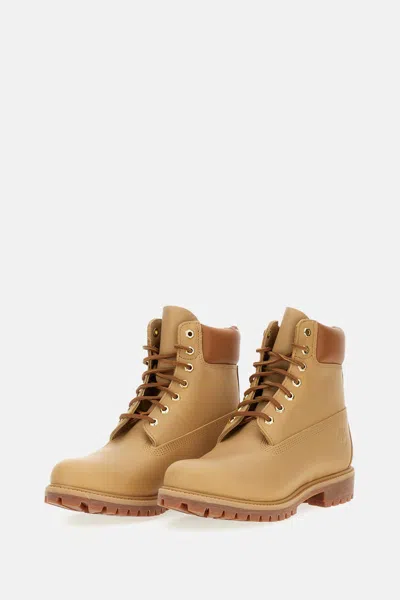 Timberland Round-toed Boots In Nude