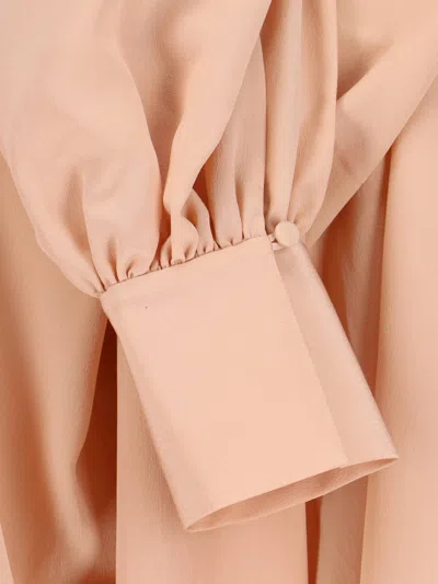 Chloé Pussy-bow Long-sleeve Blouse In Multi