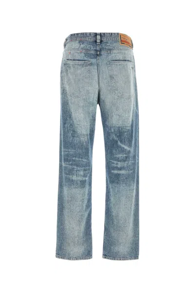 Diesel Men Denim Jeans In Blue
