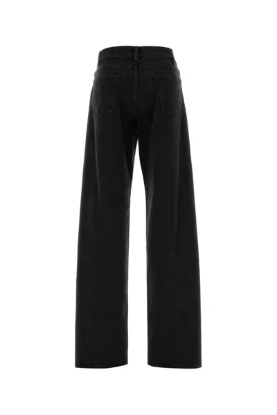 The Row Five-pocket Denim Trousers Featuring Belt Loops In Black