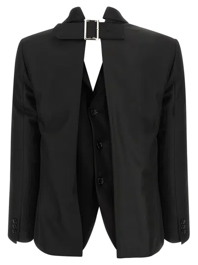 Comme Des Garçons Jacket Comme Des Garcons Woman Color Black In Black