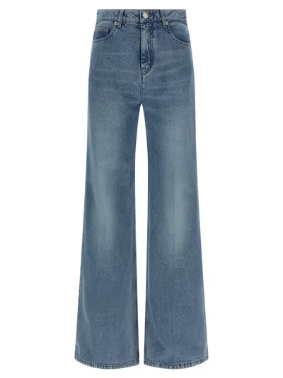 Ami Alexandre Mattiussi Straight-leg Denim Pants With Subtle Fading In Blue