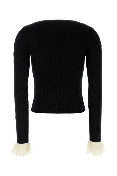 Valentino Garavani Sweaters In Black