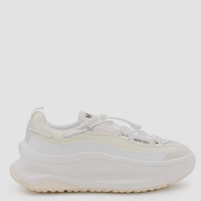 Moon Boot Chunky Platform Sneakers Featuring Logo Inserts In White