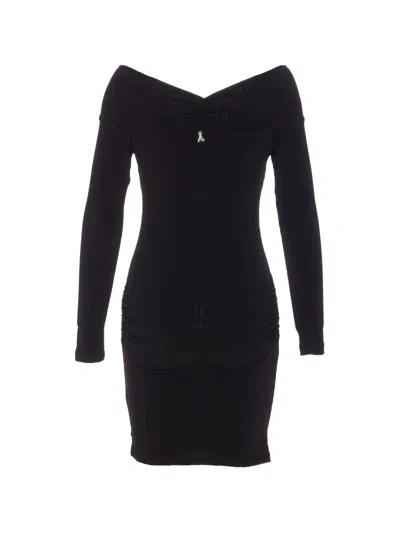 Patrizia Pepe Mini Dress In Black