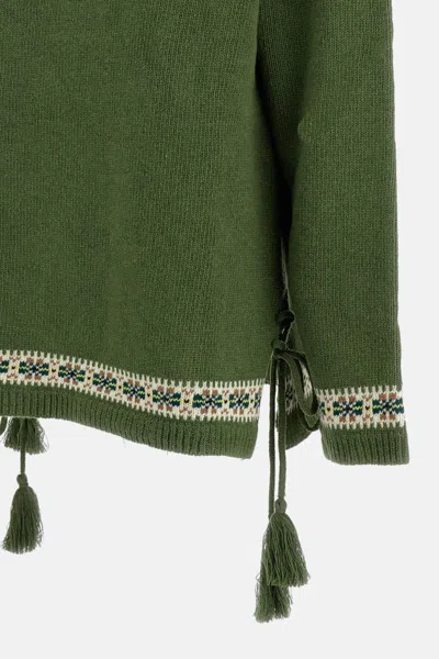 Bode Moritz Sweater In Green