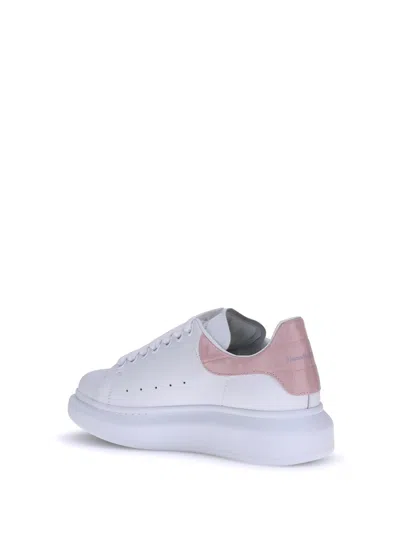 Alexander Mcqueen Leather Sneakers In White