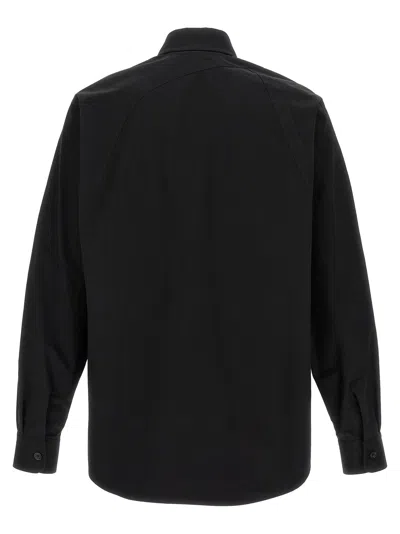 Alexander Mcqueen T-bar Harness Overshirt In Black