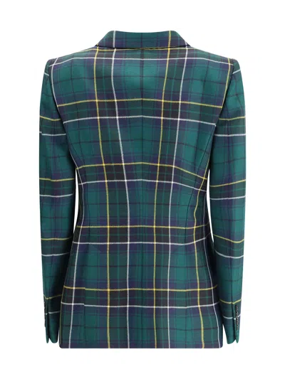 Alexander Mcqueen Check Patterned Blazer In Multi
