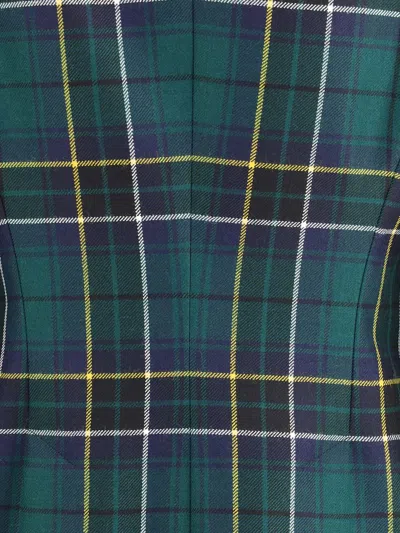 Alexander Mcqueen Check Patterned Blazer In Multi