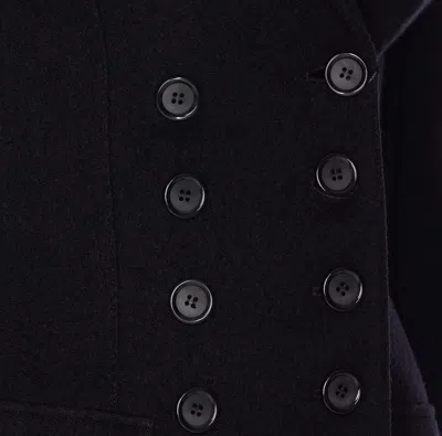 Dolce & Gabbana Tailored Wool Double-breasted Jacket In Black