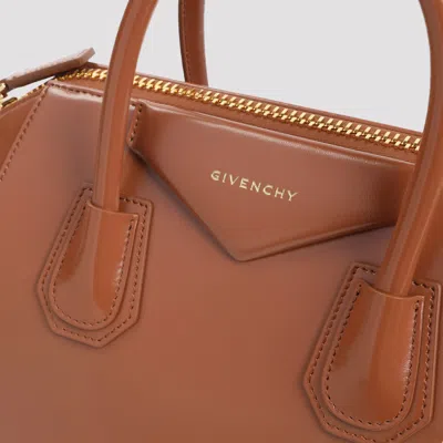 Givenchy Women Caramel Leather Small Antigona Handbag In Brown