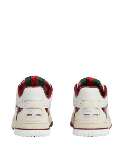 Gucci Re-web Sneakers Featuring Contrast Panels In Multi