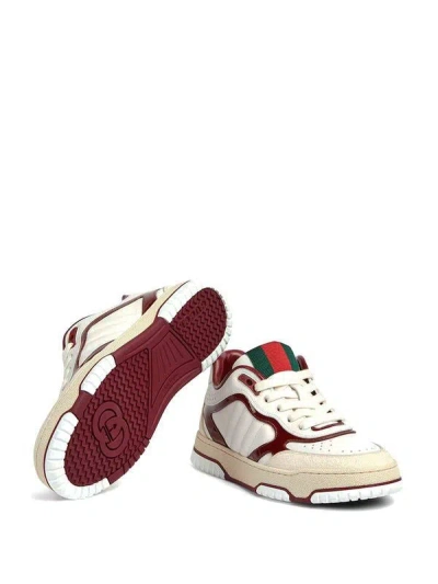 Gucci Re-web Sneakers Featuring Contrast Panels In Multi