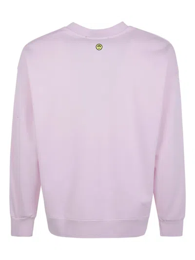 Barrow Logo-print Sweatshirt In Pink