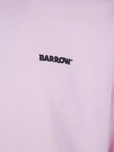 Barrow Logo-print Sweatshirt In Pink