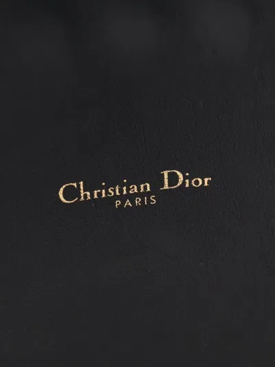 Pre-owned Dior 2021-2025 Leather Corset Saddle Belt In Black